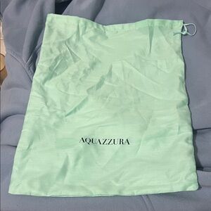 Aquazzura Light Green Shoe Bag